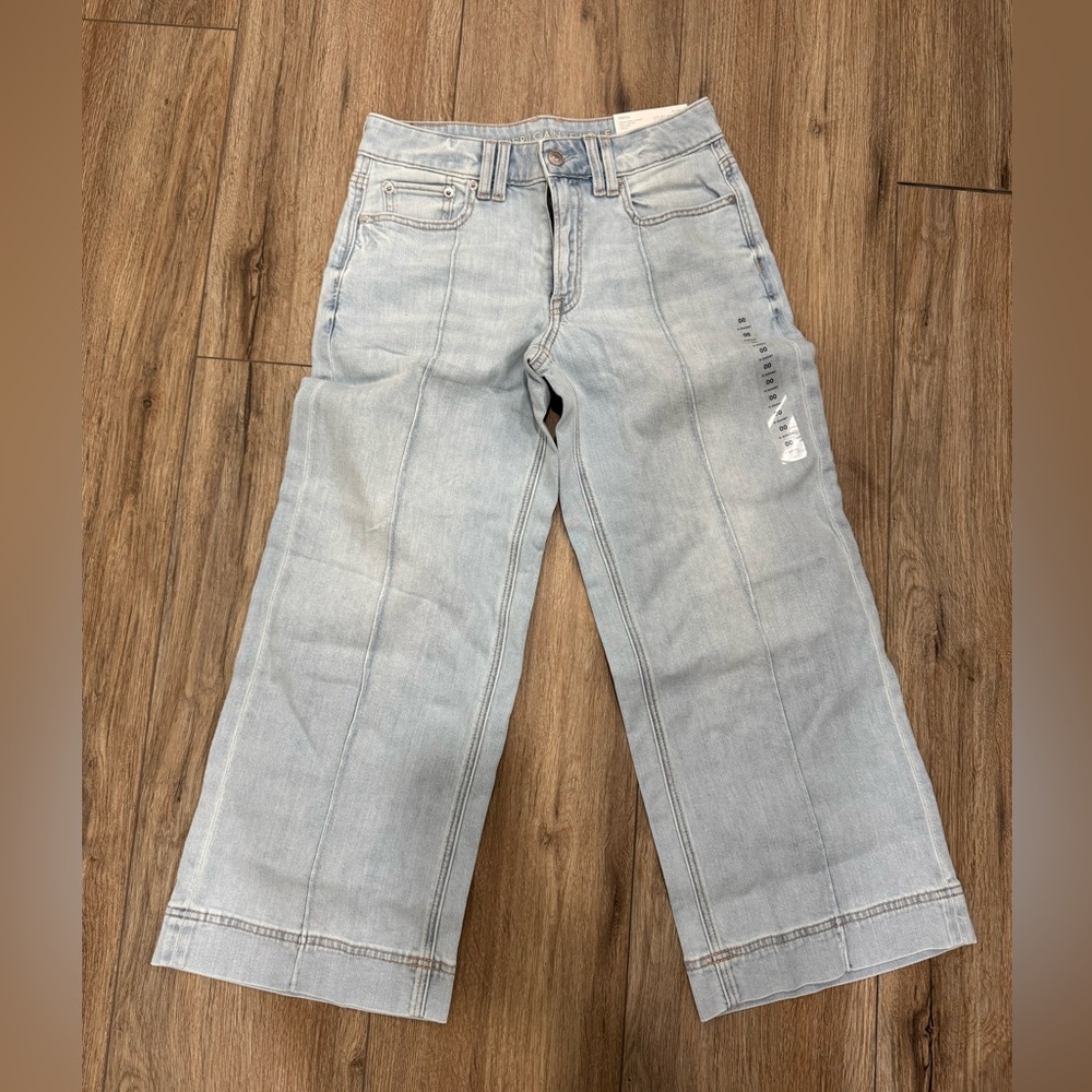 American Eagle Outfitters Dreamy Drape Low Rise Baggy Wide Leg
